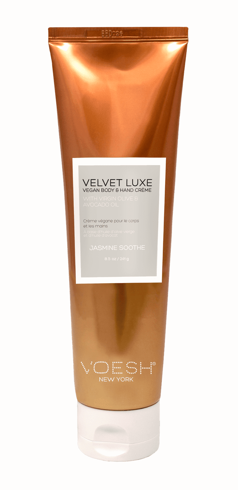 Velvet Lux Vegan Hand & Body Creme - Jasmine Soothe (8.5oz / 241g) - Maskscara