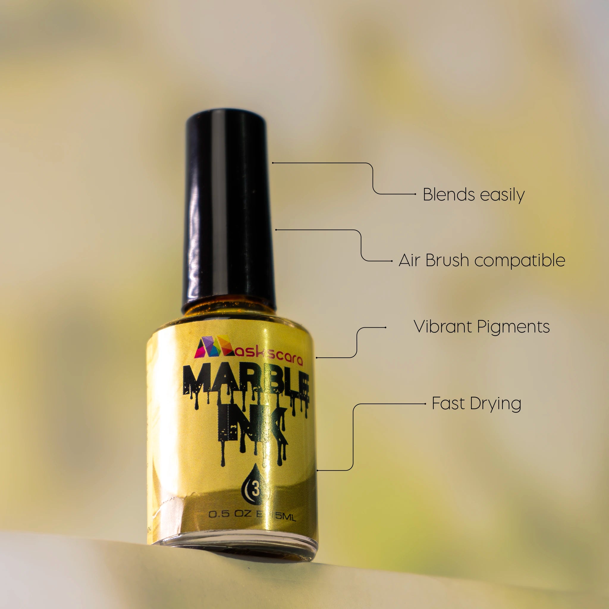Yellow Marble Ink - 15ml