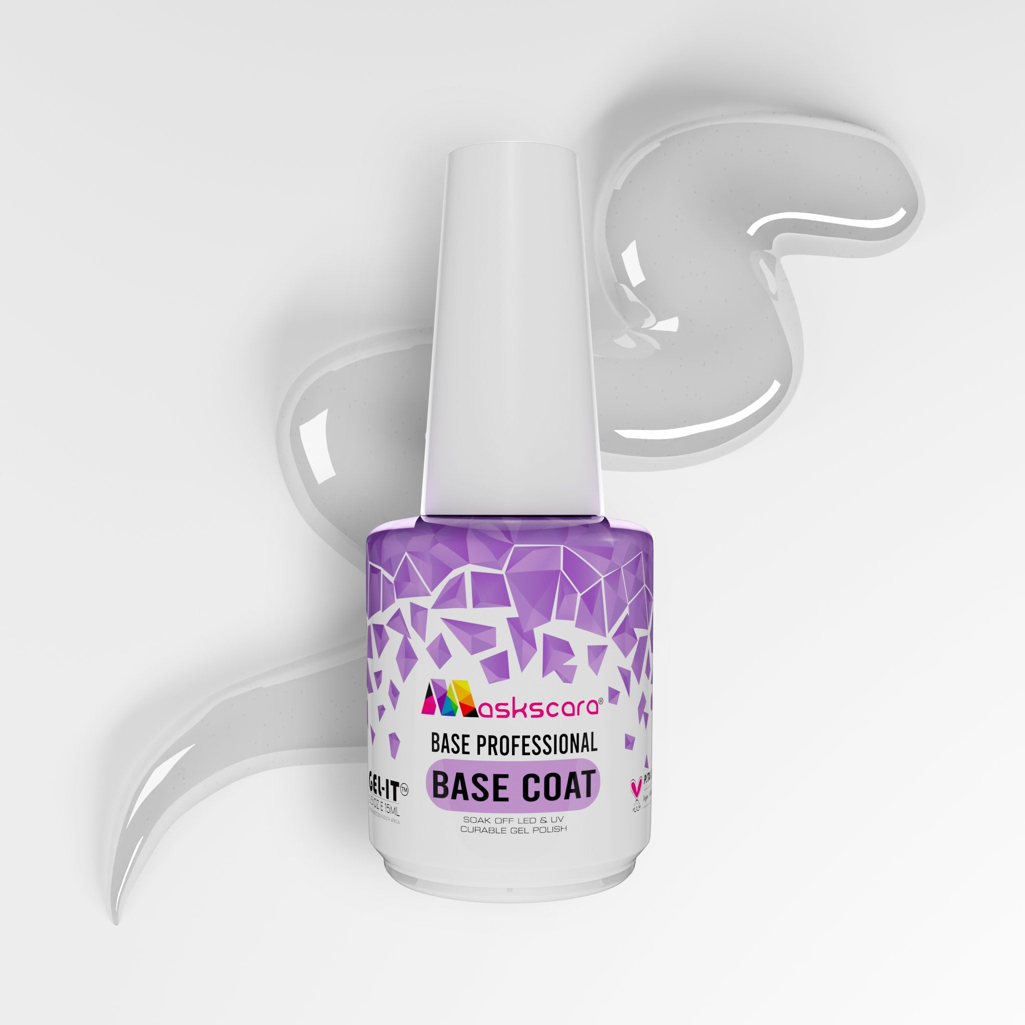 <img scr = “Maskscara Base Professional.jpg” alt = “Professional Gel Polish Base Coat by the brand Maskscara”>
