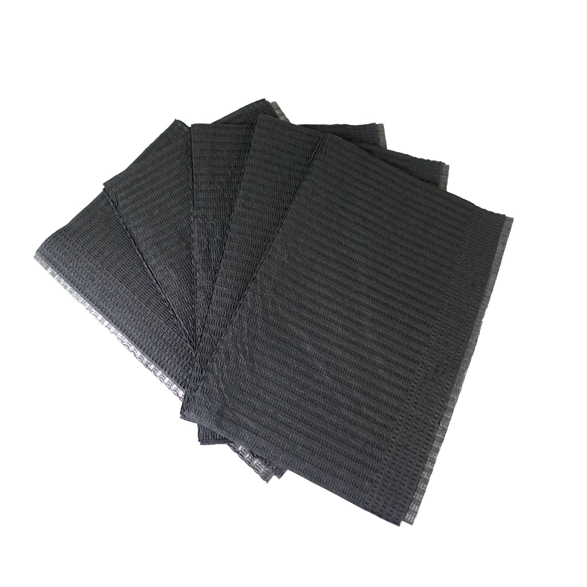 Disposable Lint Free Table Mat - 125pcs Black - Maskscara