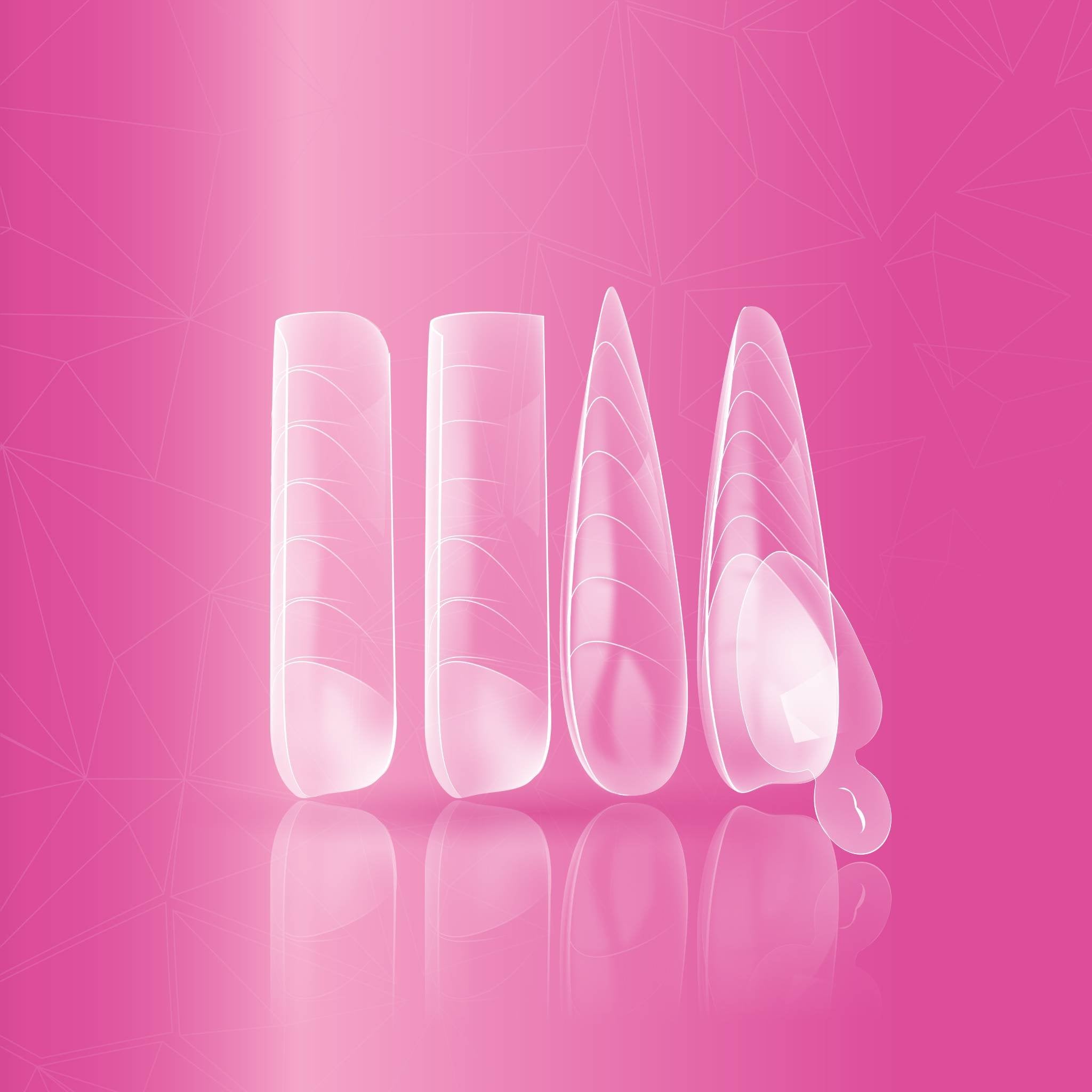 Dual Form Revolution Nail Tips (9) - Mixed Shape