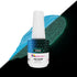 <img scr = “ GP095 Light The Way.jpeg” alt = “Glow In The Dark Blue gel polish colour by the brand Maskscara”>