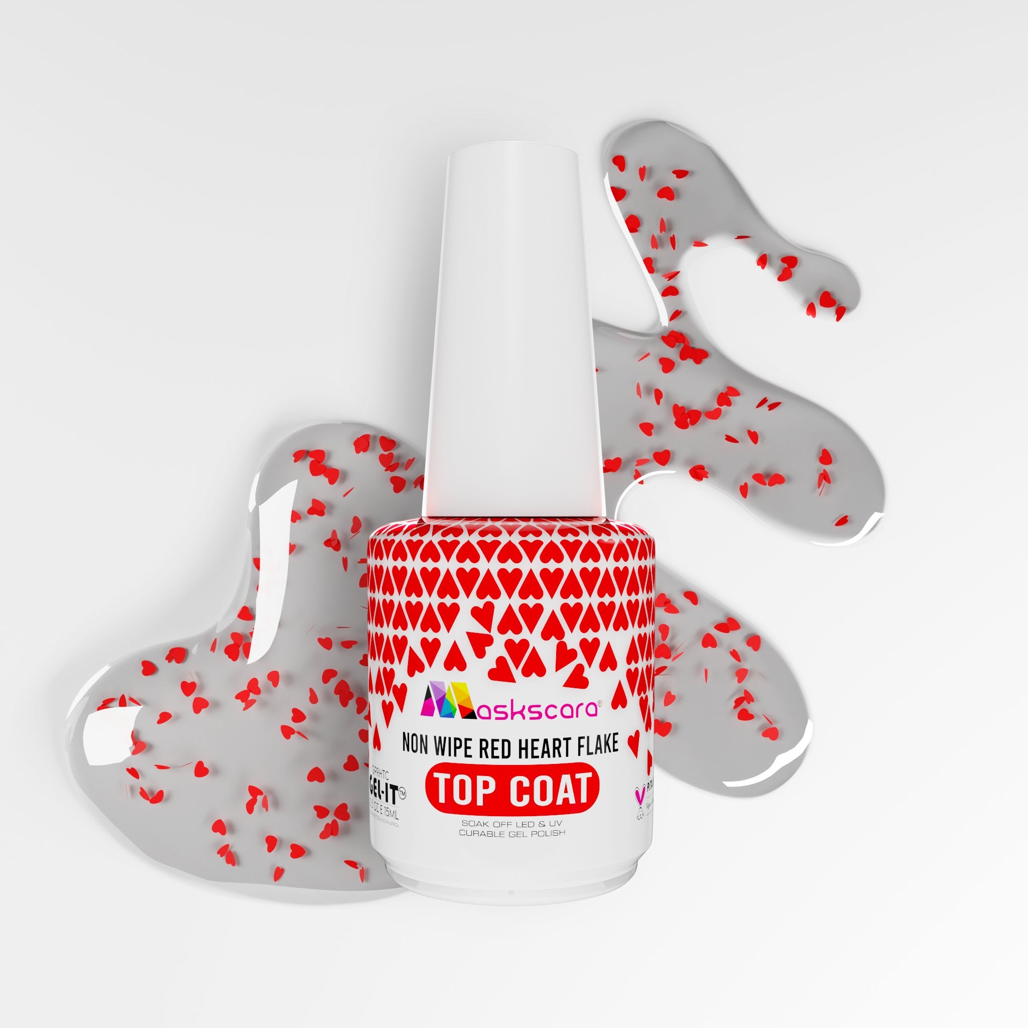 <img scr = “Maskscara Non-Wipe Top Coat - Red Hearts.jpg” alt = “Red Heart Top Coat by the brand Maskscara”>