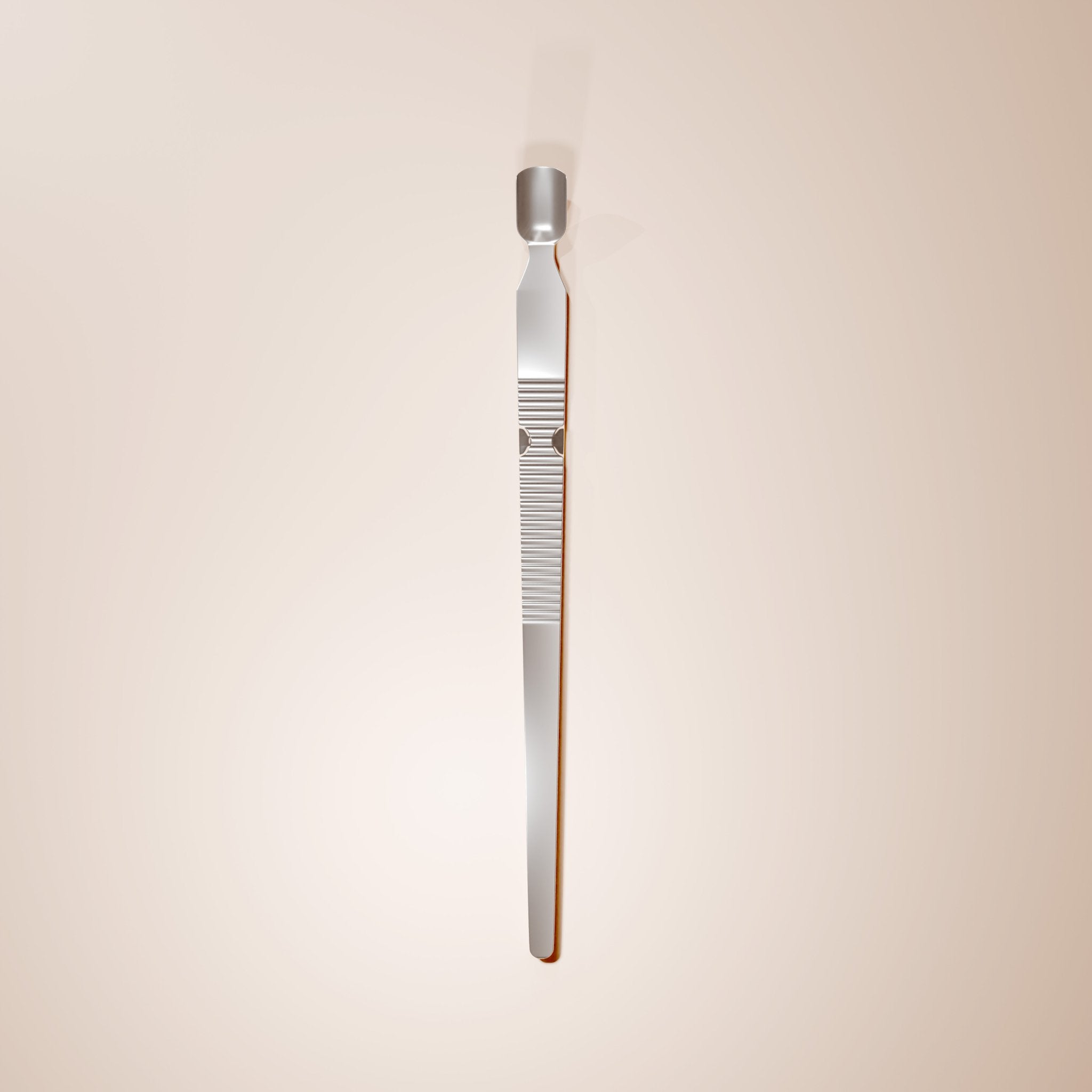 <img scr = “Maskscara Metal Cuticle Pusher.jpg” alt = “Metal cuticle pusher by the brand Maskscara”>