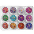 12 Pack Holographic Glitter - Maskscara