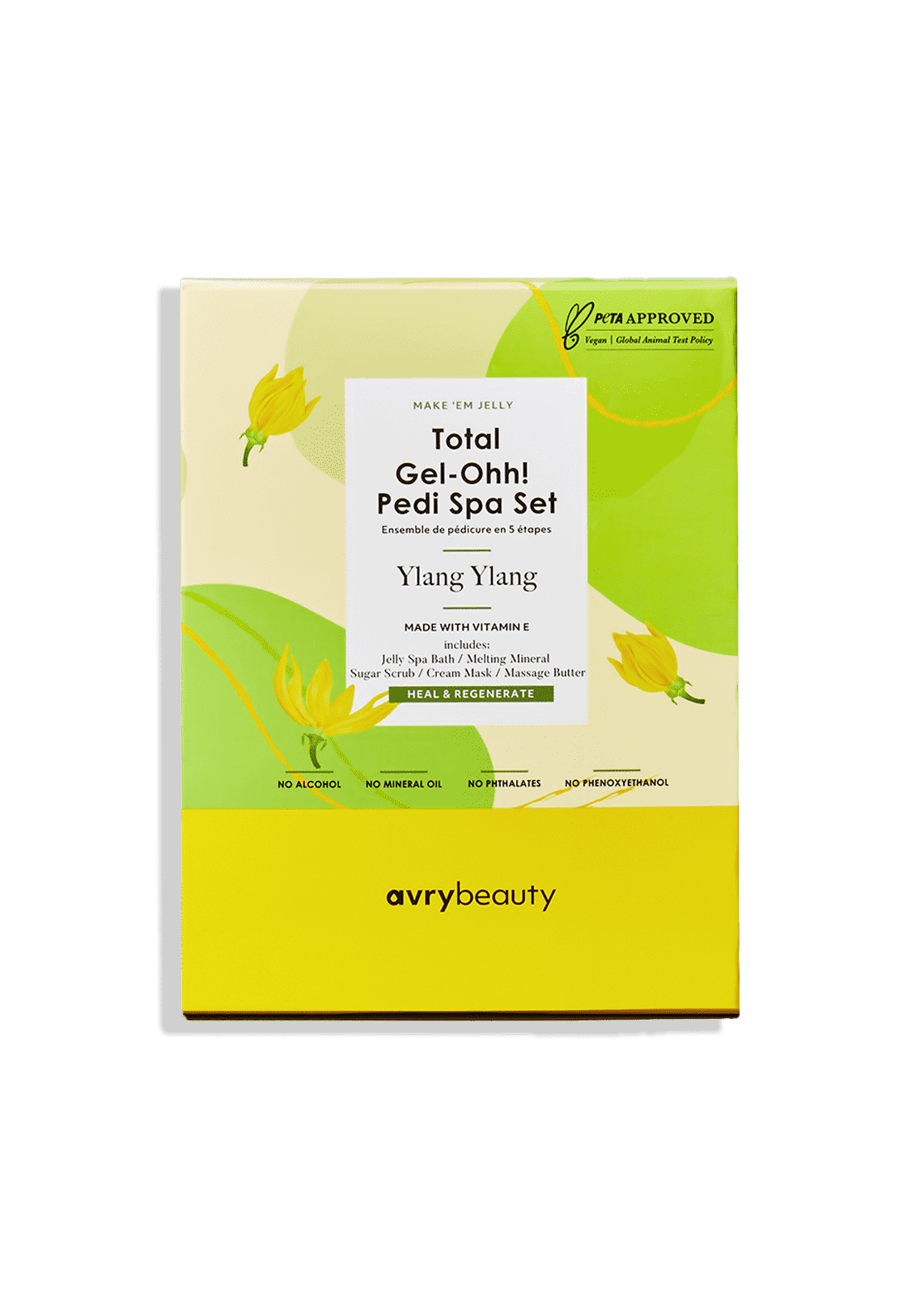 Total Gel-Ohh 5 Step Pedi Spa Set - Ylang Ylang - Maskscara