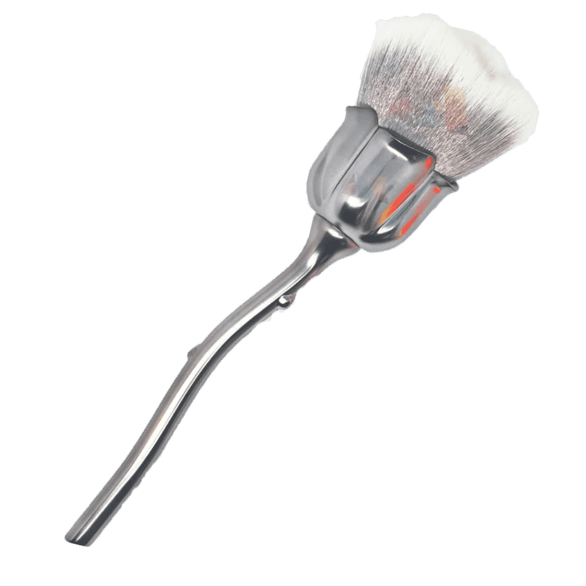 Boujee Rose Dusting Brush - Silver - Maskscara
