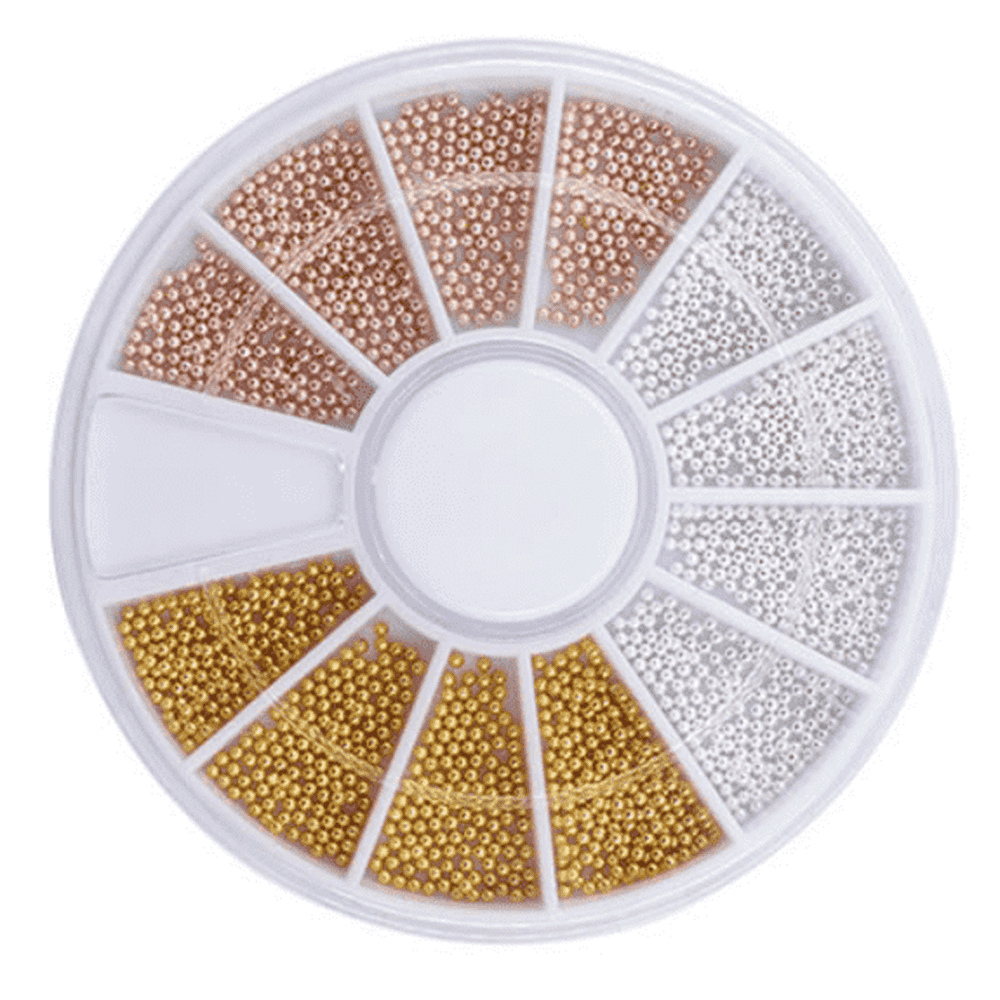 Nail Art Wheel - Mixed Micro Beads - Maskscara