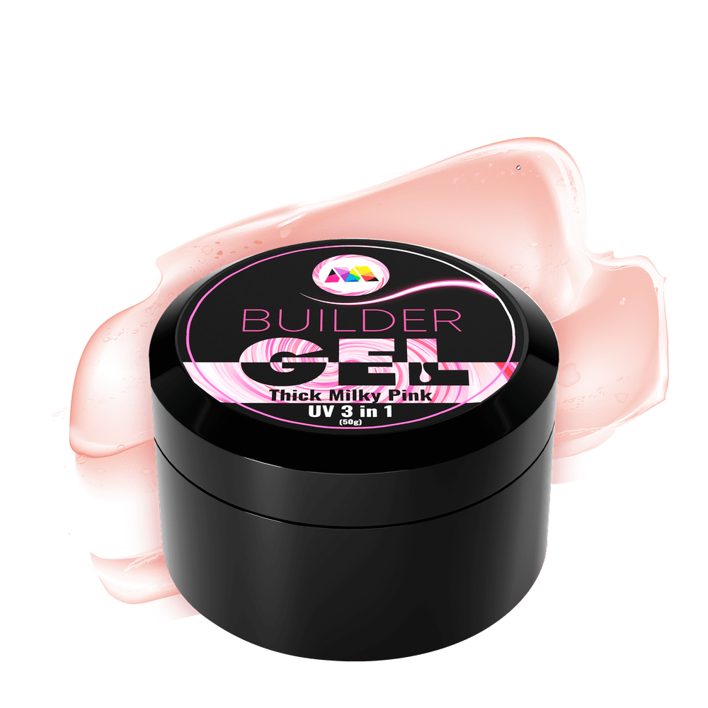 Thick Milky Pink UV Builder Gel - 30g - Maskscara