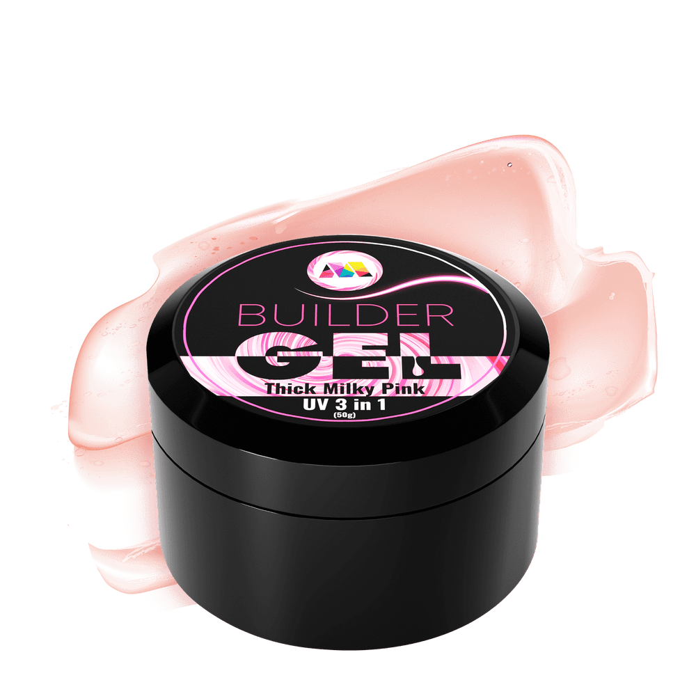 Thick Milky Pink UV Builder Gel - 50g - Maskscara