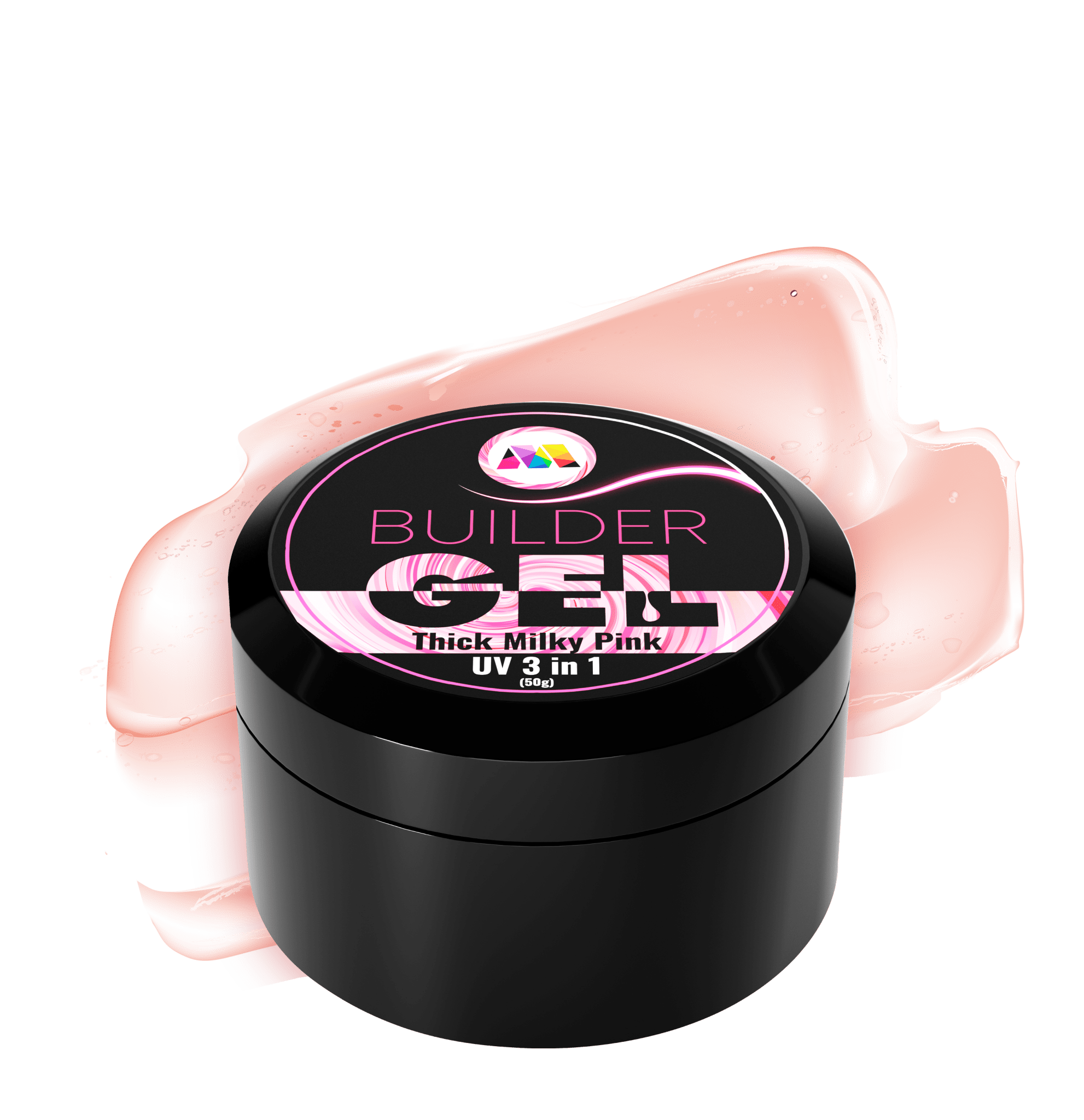 Thick Milky Pink UV Builder Gel - 15g - Maskscara