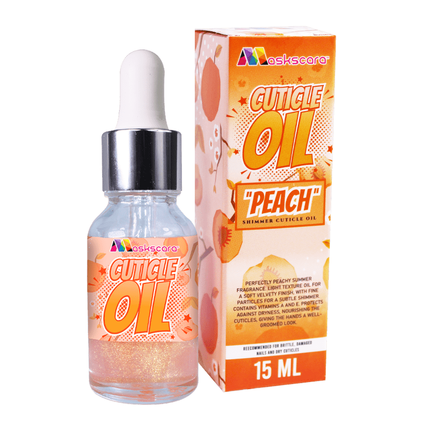 Shimmer Firming Cuticle Oil - Peach - Maskscara