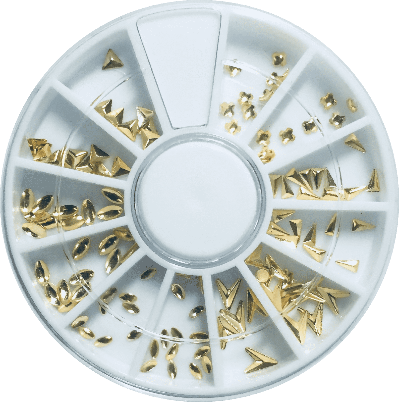 Nail Art Wheel - Metallic Shapes - Maskscara