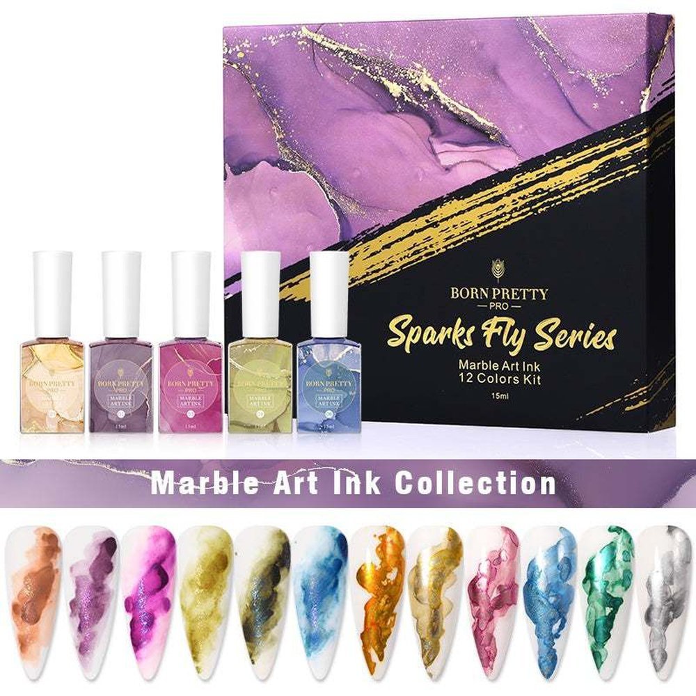 Born Pretty Marble Art Ink Kit - Maskscara