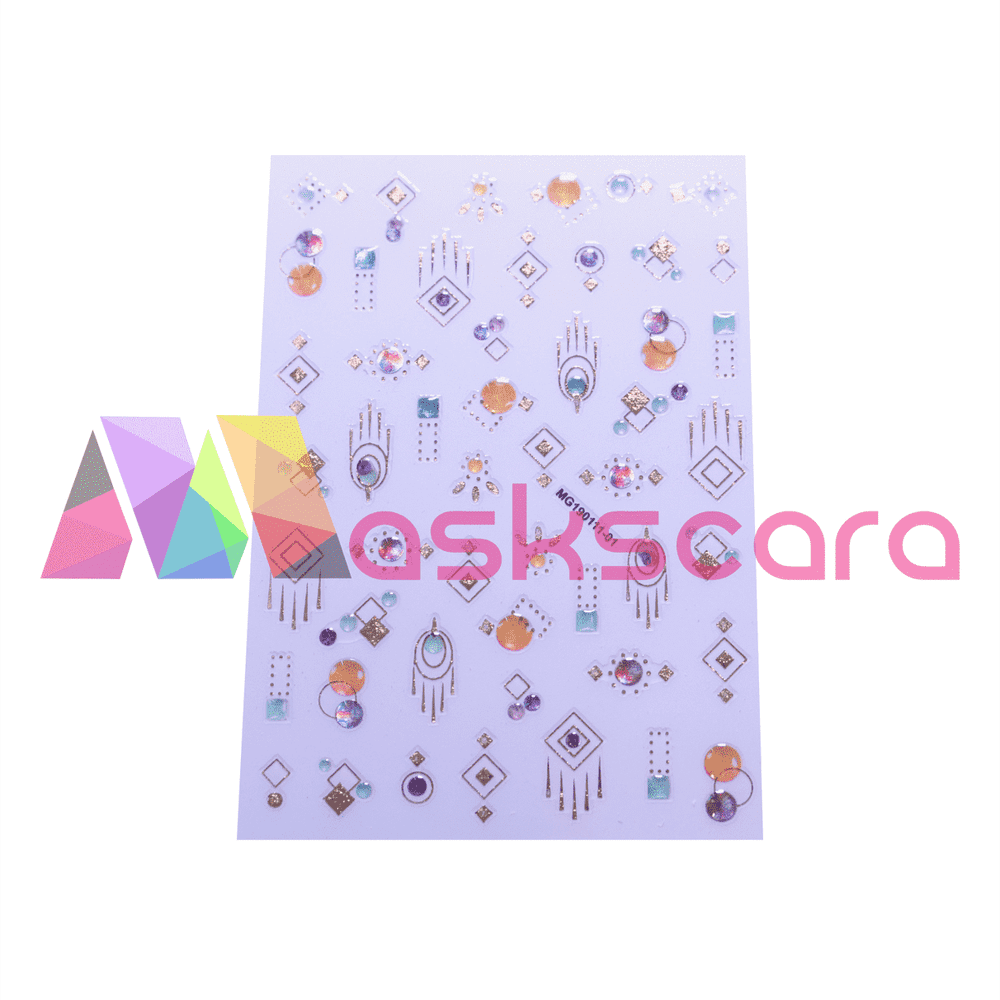 Nail Art Sticker - Tribal (MG190111-01) - Maskscara