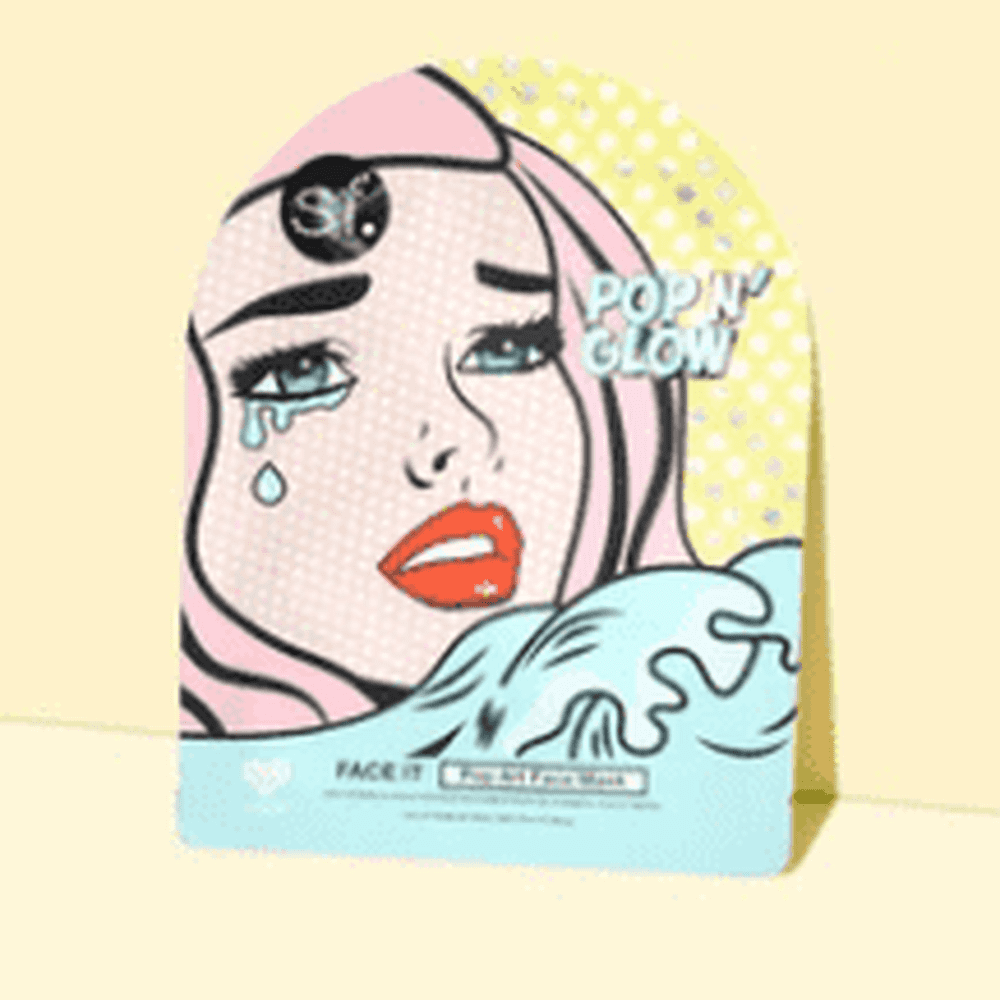 Face It - POP 'n GLOW Face Mask (1pcs) - Maskscara