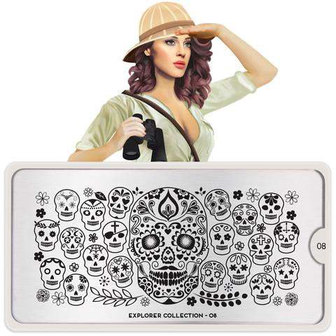 Moyou London Stamping Plate - Explorer 08 - Maskscara
