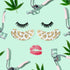 Eye Woke Up Like This - Sativa - Gold Foil Eye Mask - Maskscara