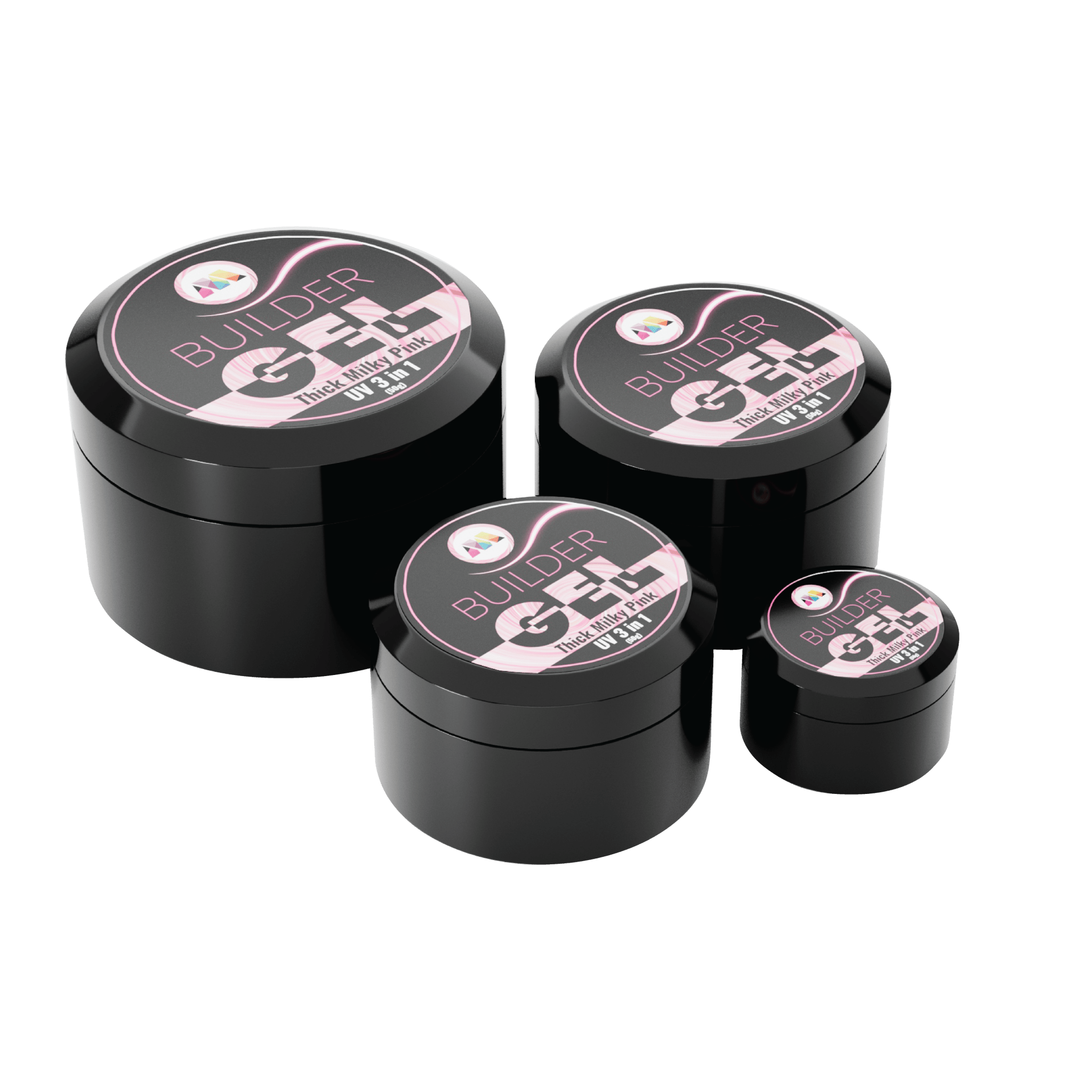 Thick Milky Pink UV Builder Gel - 30g - Maskscara