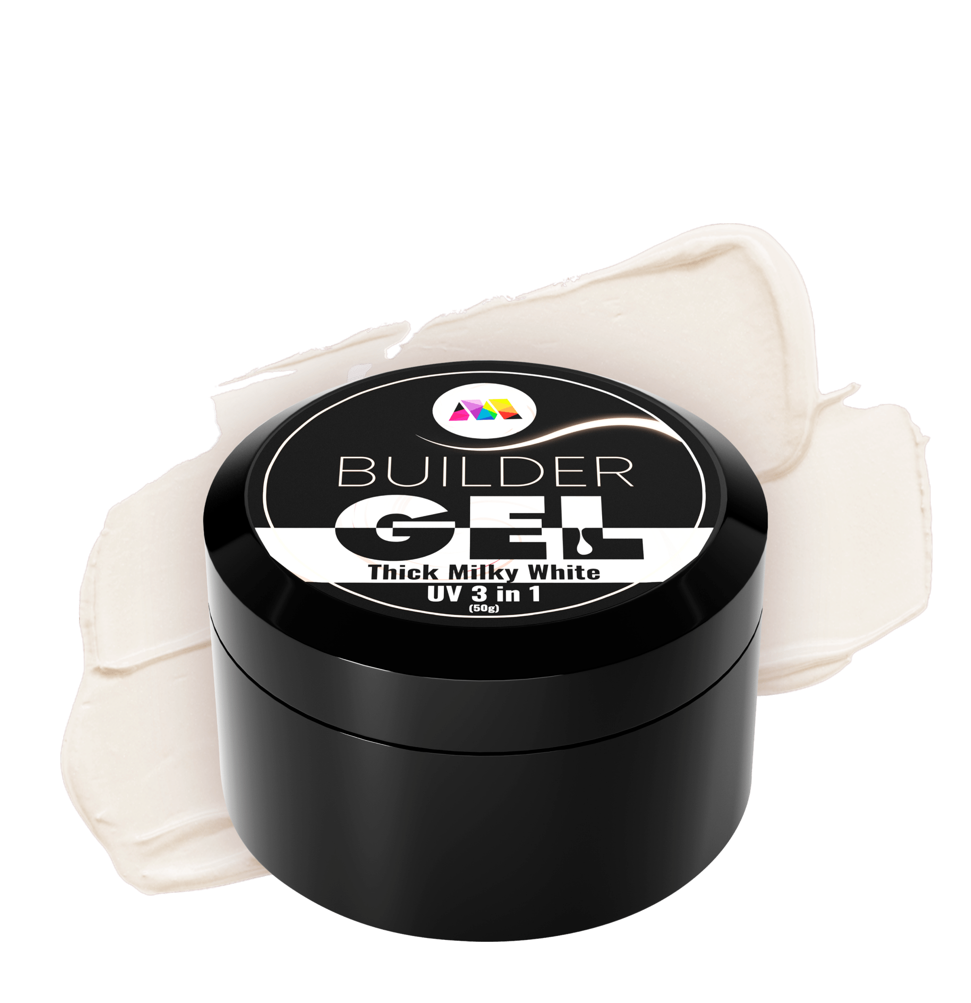 Thick Milky White UV Builder Gel - 15g - Maskscara