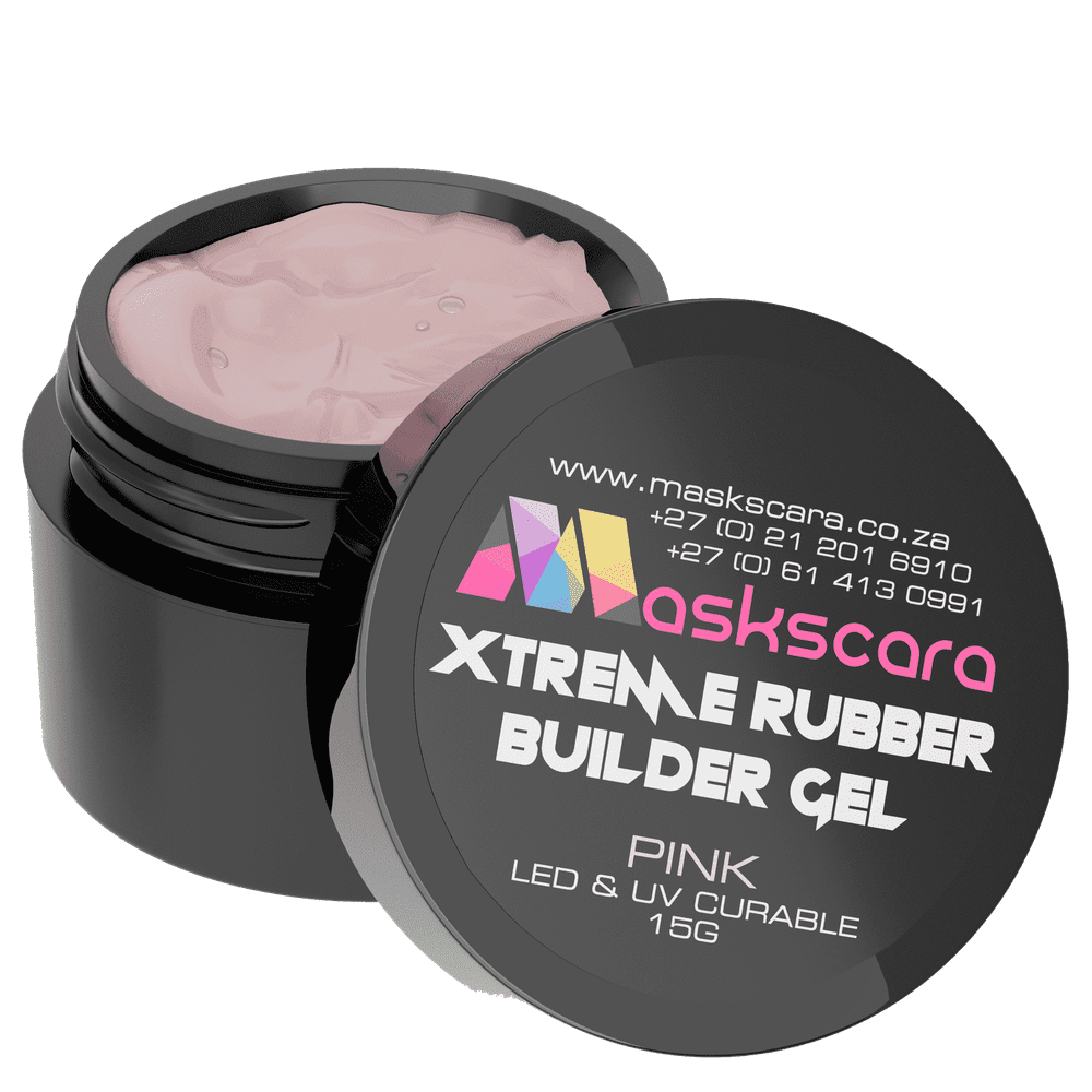 XTREME Rubber Builder Gel - 15G (Pink) - Maskscara