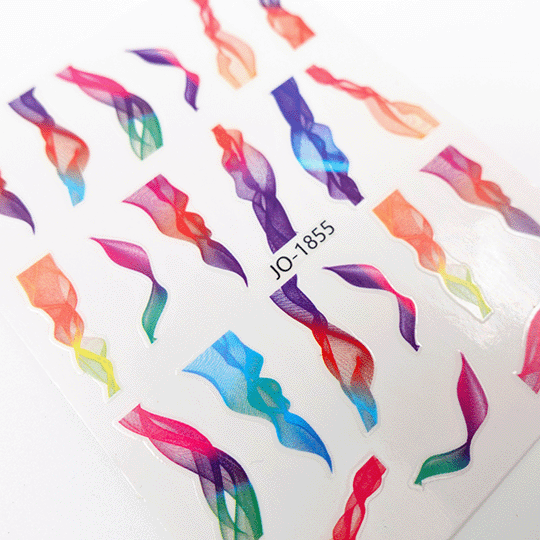 Nail Art Sticker - Watercolours 1 - Maskscara