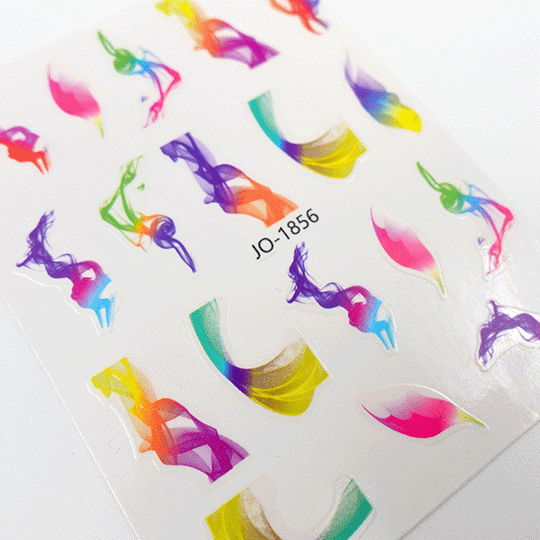 Nail Art Sticker - Watercolours 2 - Maskscara