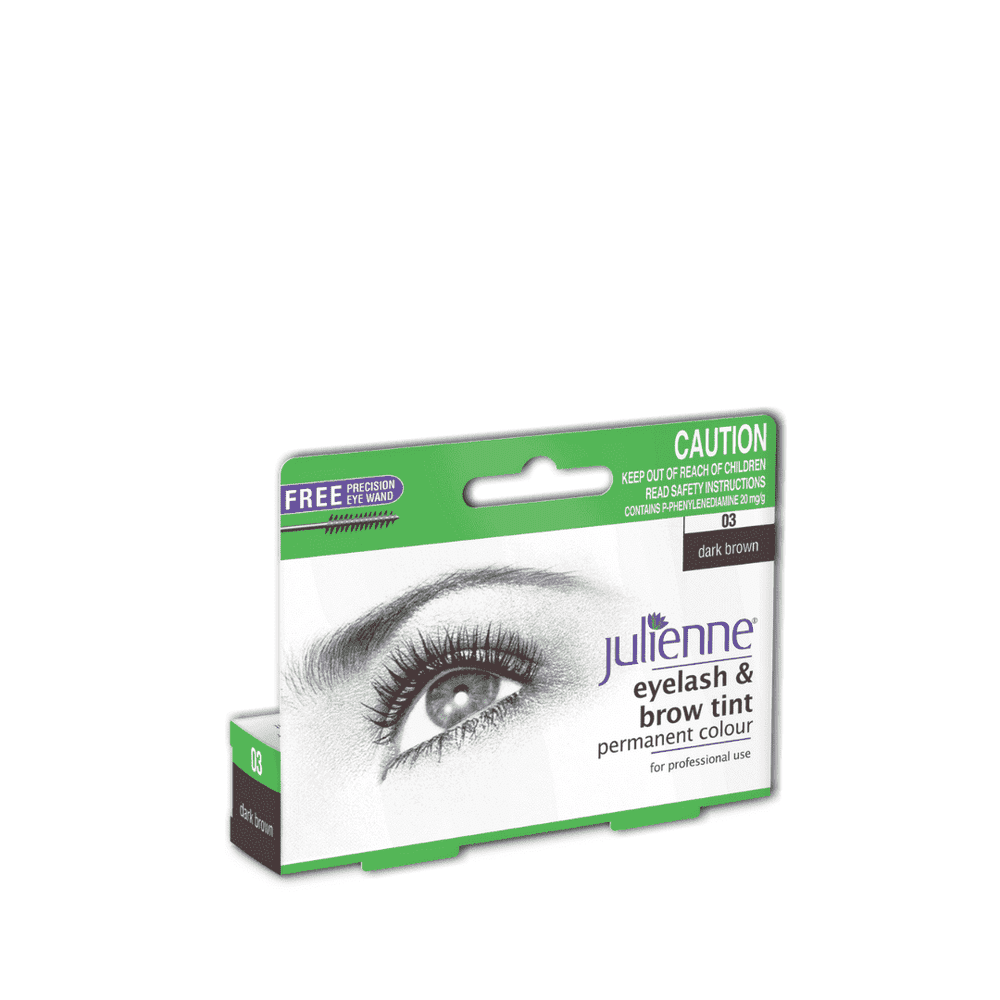 Julienne Eyelash & Brow Tint (Dark Brown) - Maskscara