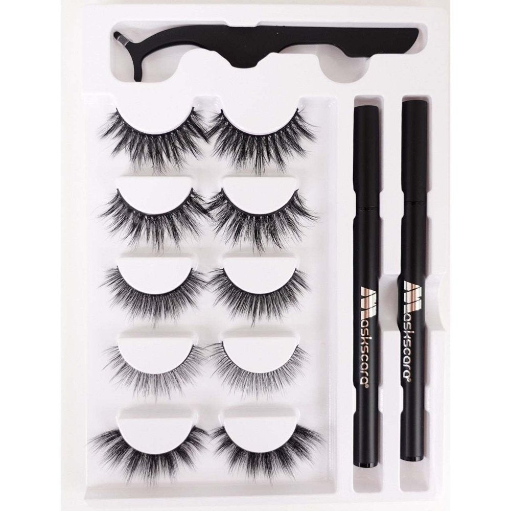 Lash-a-Diva - 001 (Pink Eyelash Kit Box) - Maskscara