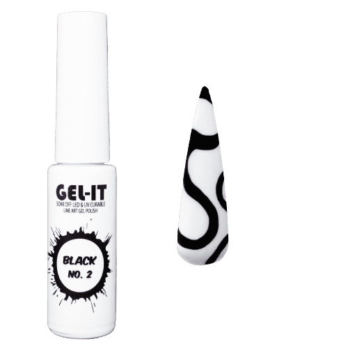 Line Art Gel 7ml - Black - Maskscara