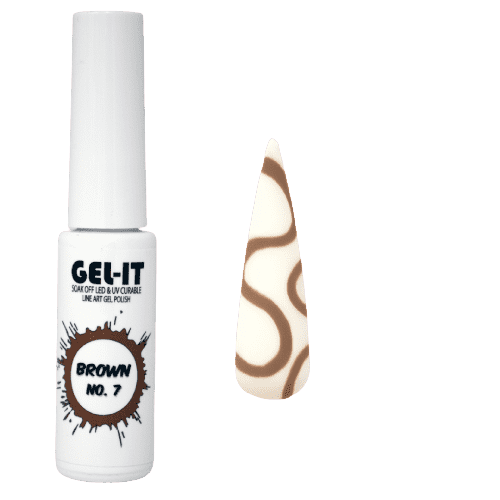 Line Art Gel 7ml - Brown - Maskscara