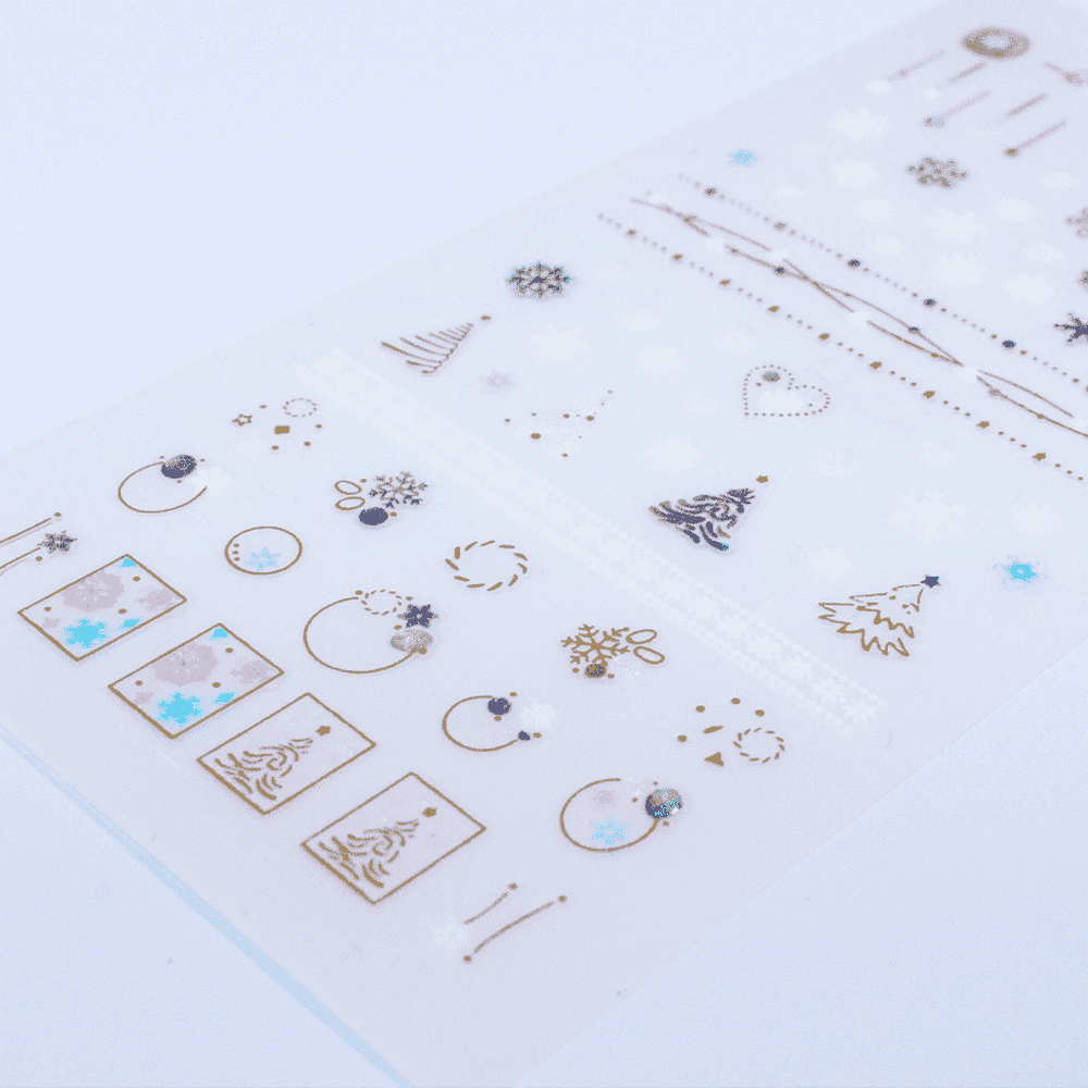 Nail Art Sticker - White Christmas (MG181005-05) - Maskscara