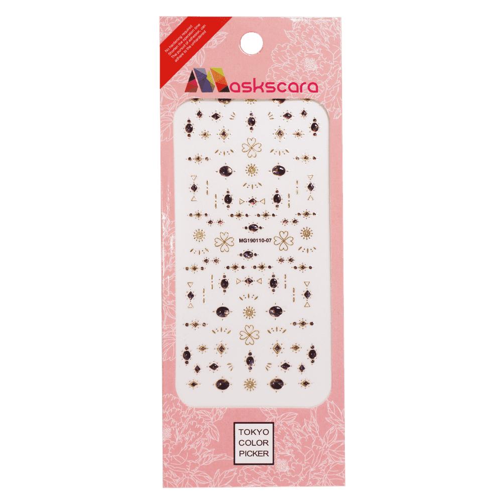 Nail Art Sticker - Bohemian (MG190110-07) - Maskscara