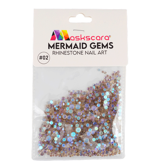 Mermaid Crystal Rhinestone no 02 - 1440pcs - Maskscara