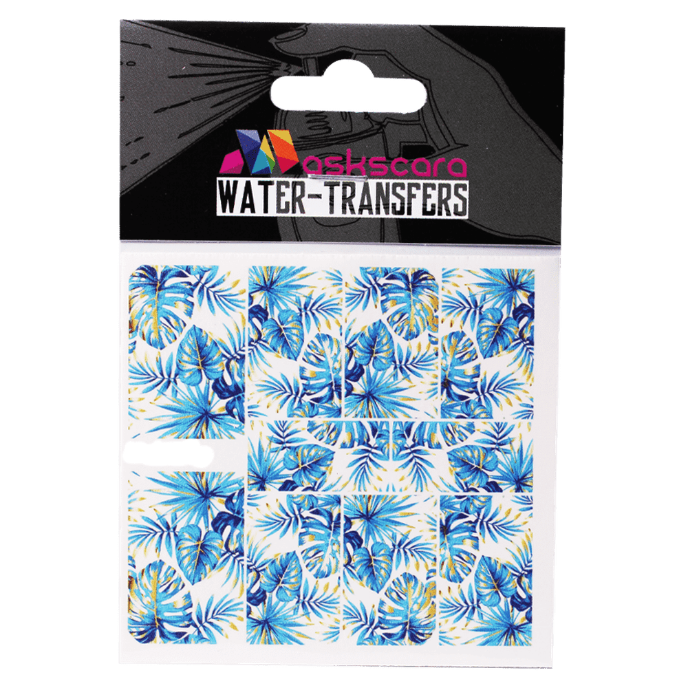 Tropical Leaves Water Transfer - 1114P - Maskscara