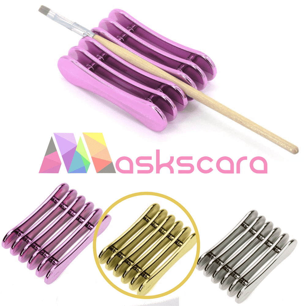 Metallic Gold Brush Rest - Maskscara