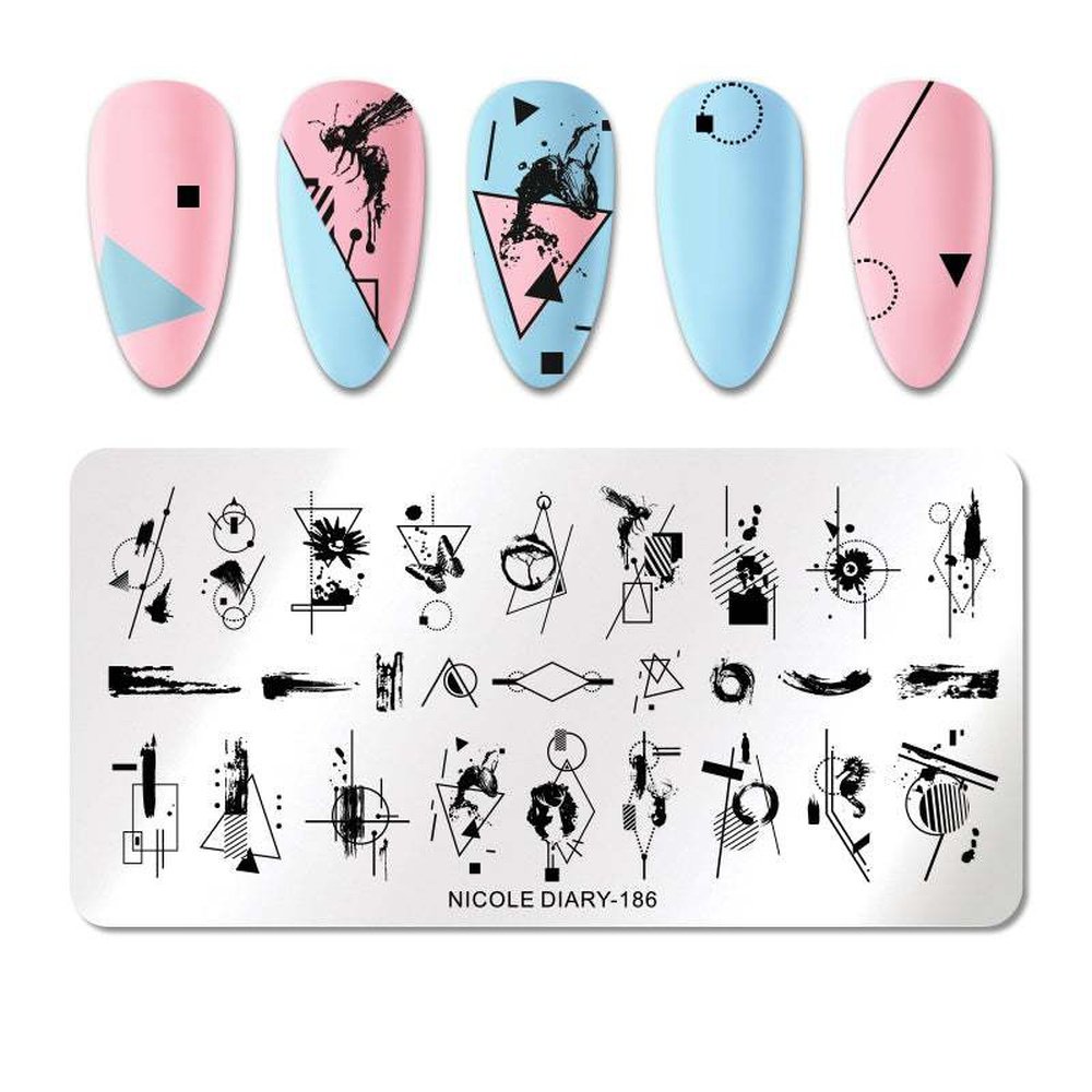 BP Stamping Plate - Nicole Diary (186) - Maskscara