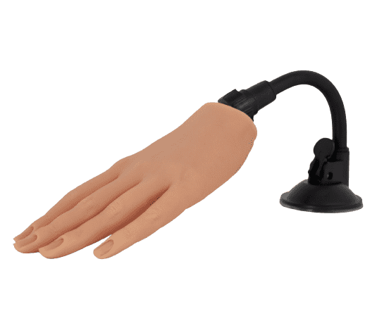 Silicone Practice Hand with stand - 03 Beige - Maskscara