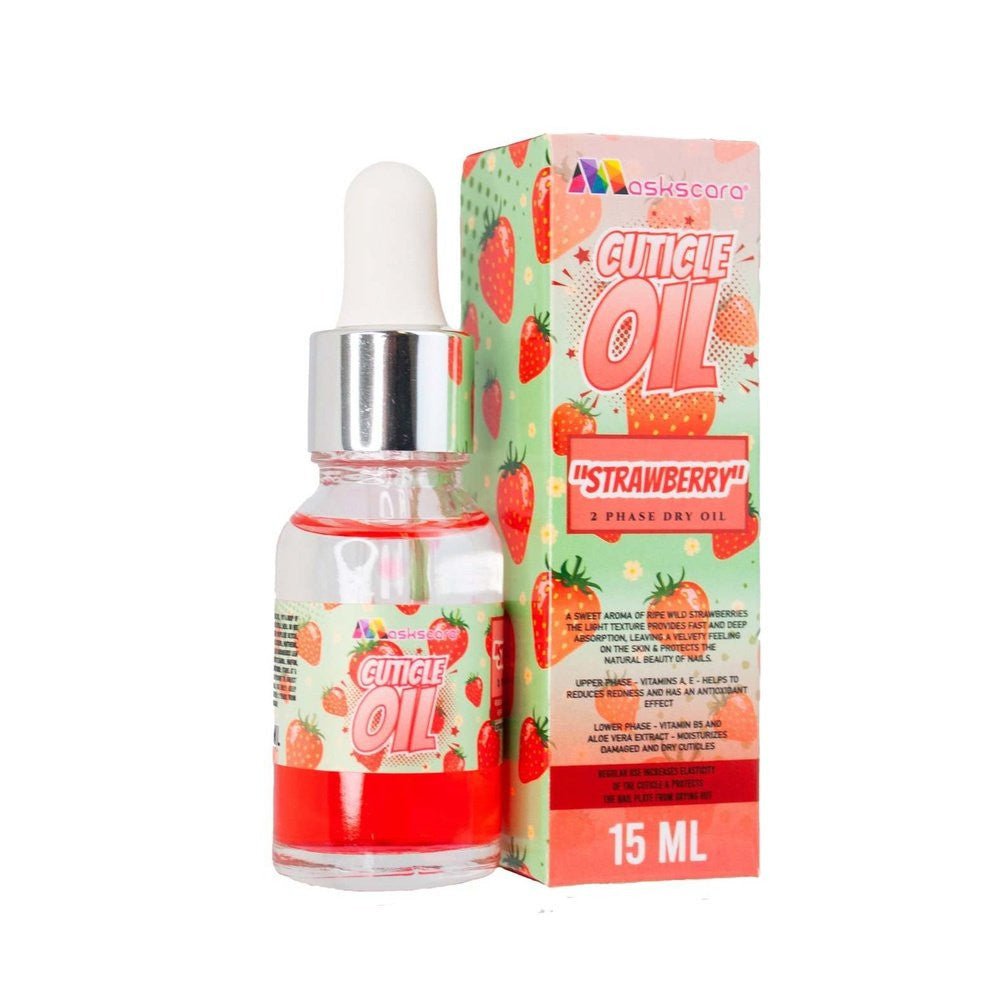 2 Phase Dry Cuticle Oil - Strawberry - Maskscara