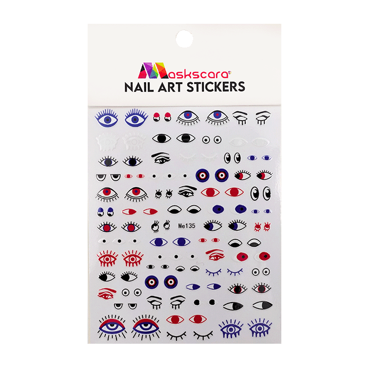 Nail Art Sticker - Fun Eyes - Maskscara