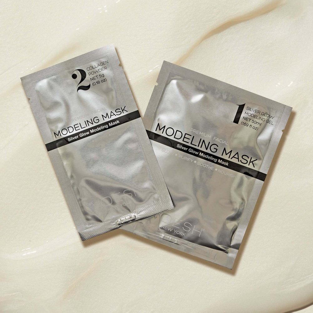 Facial Modeling Mask - Silver Glow (1pcs) - Maskscara