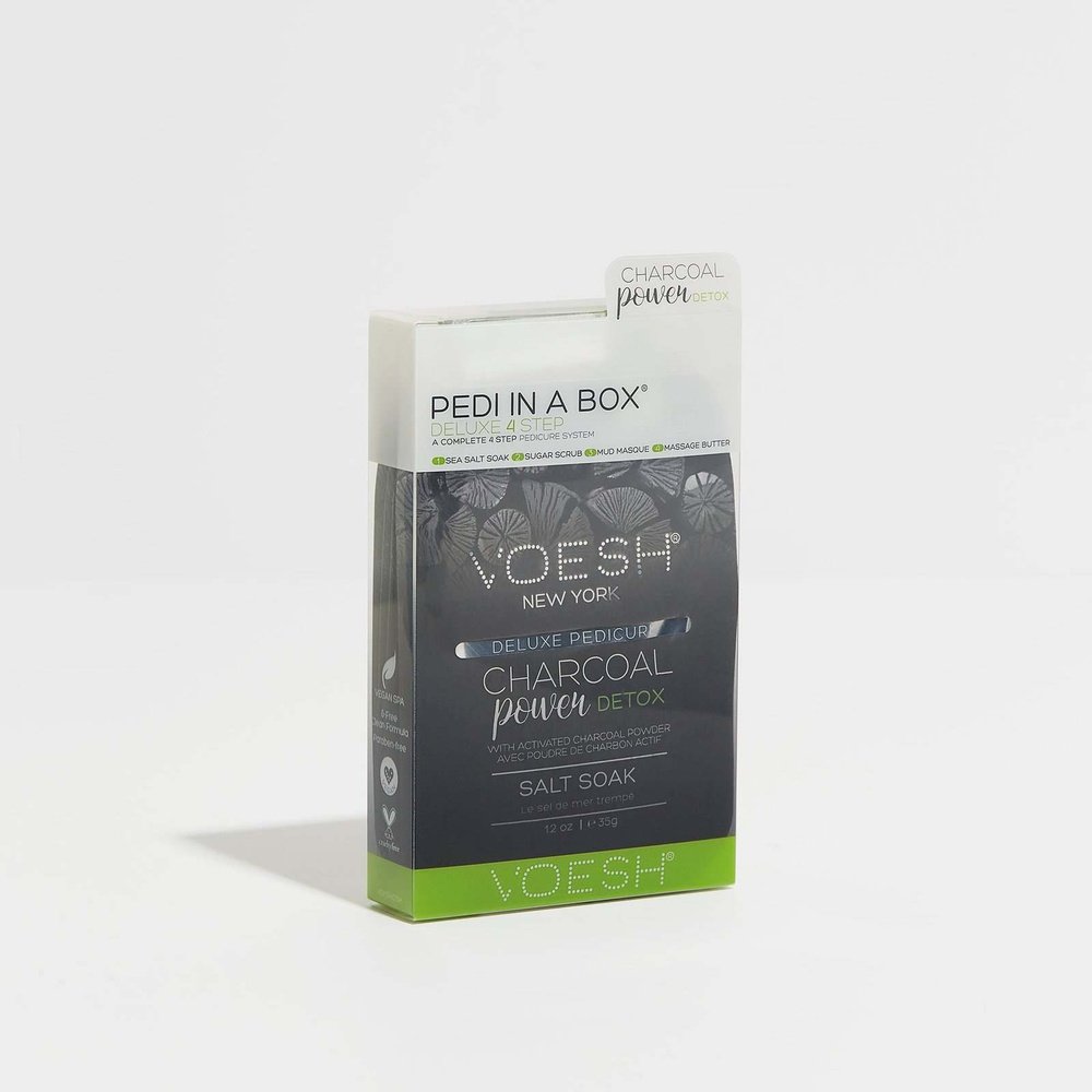 Pedi in a Box (4 Step) Charcoal Power Detox - Maskscara