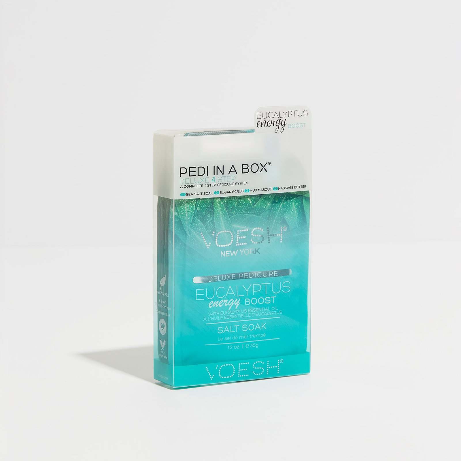 Pedi in a Box (4 Step) Eucalyptus Energy Boost - Maskscara