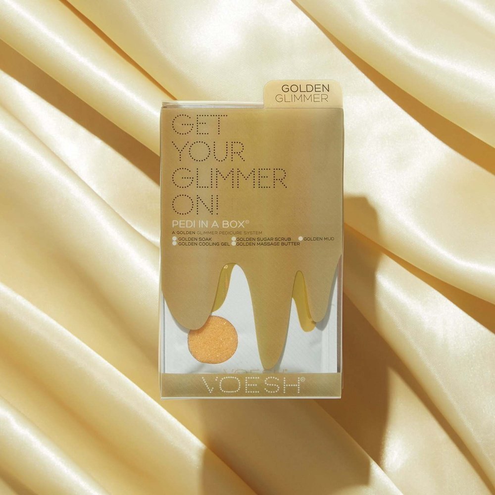Pedi in a Box Glimmer Spa - Gold - Maskscara
