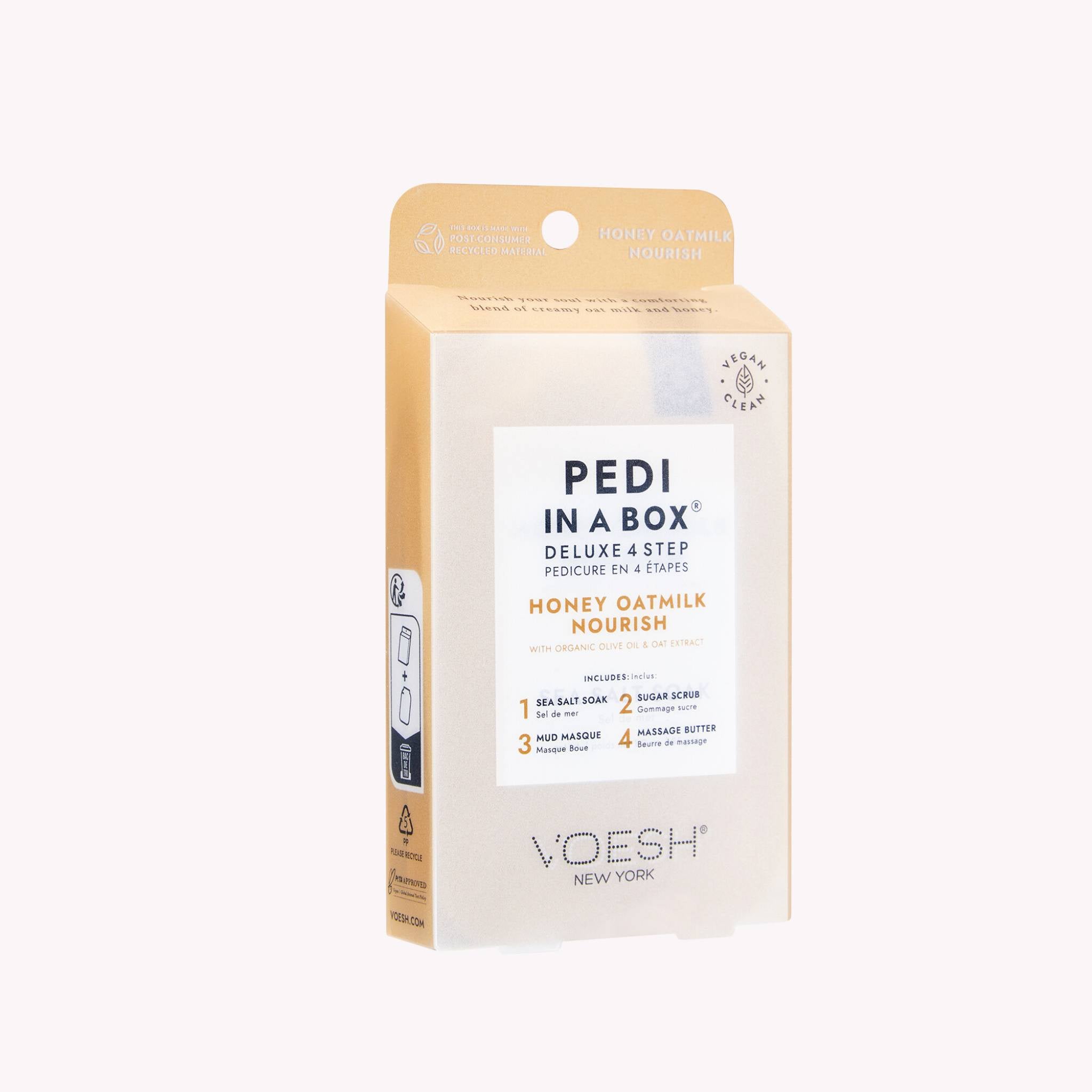 Pedi in a Box Deluxe 4 Step Honey Oatmilk Nourish