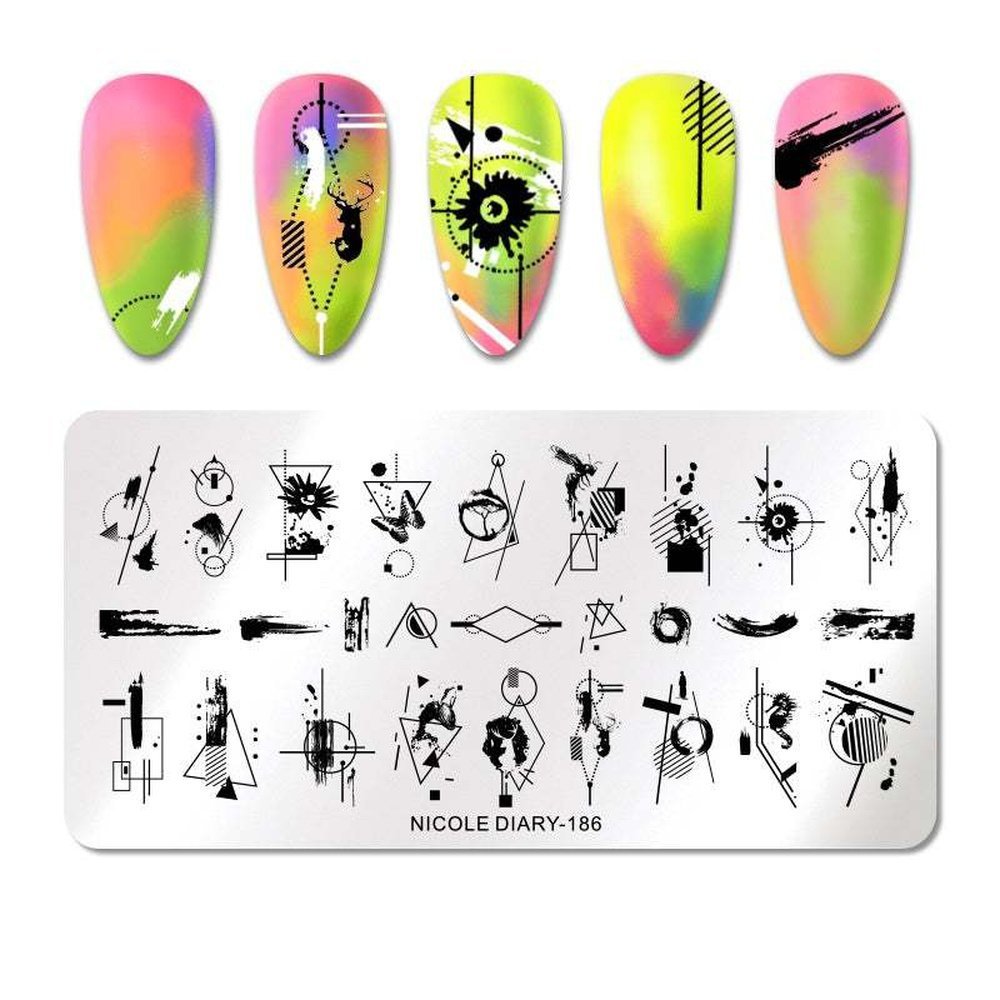 BP Stamping Plate - Nicole Diary (186) - Maskscara