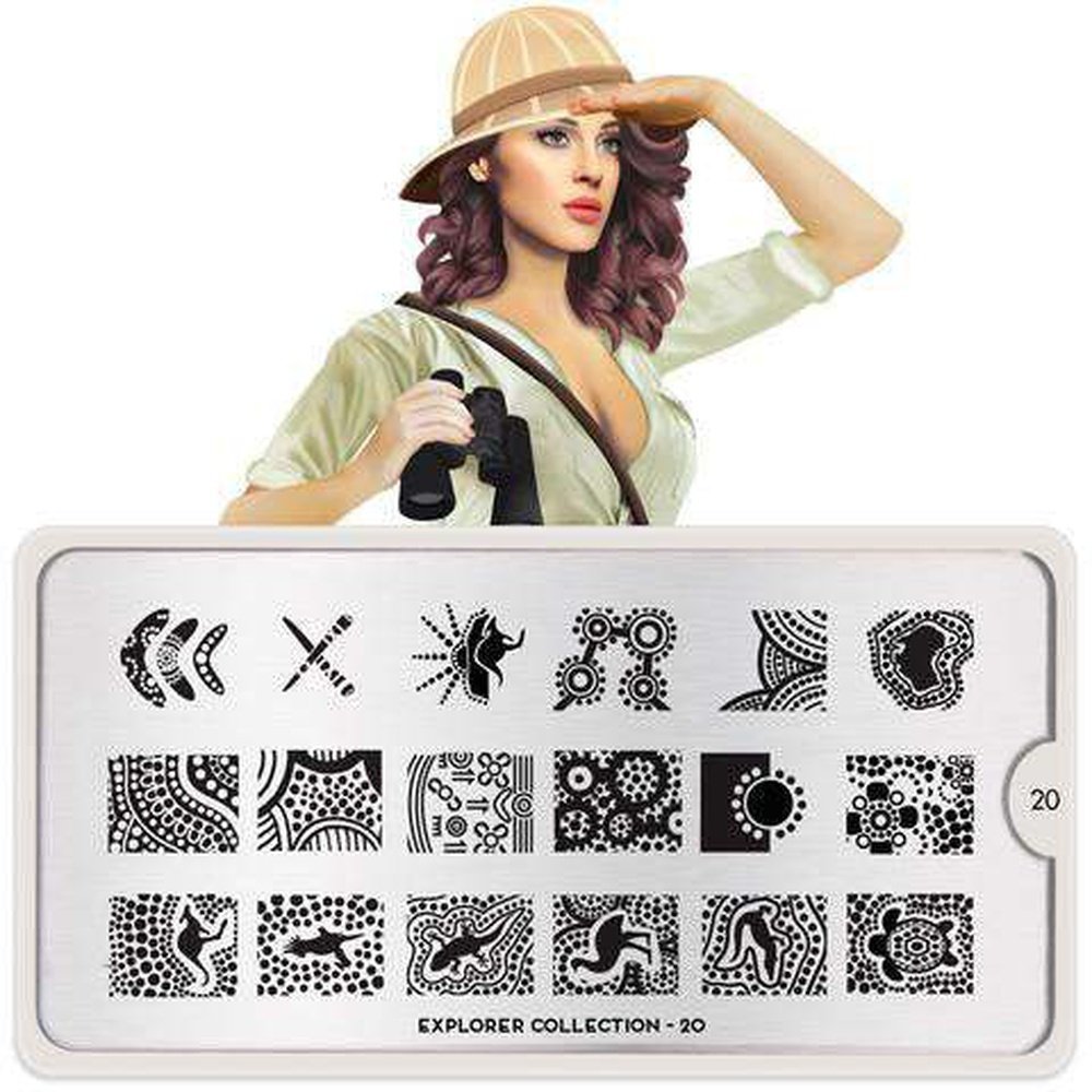 Moyou London Stamping Plate - Explorer 20 - Maskscara