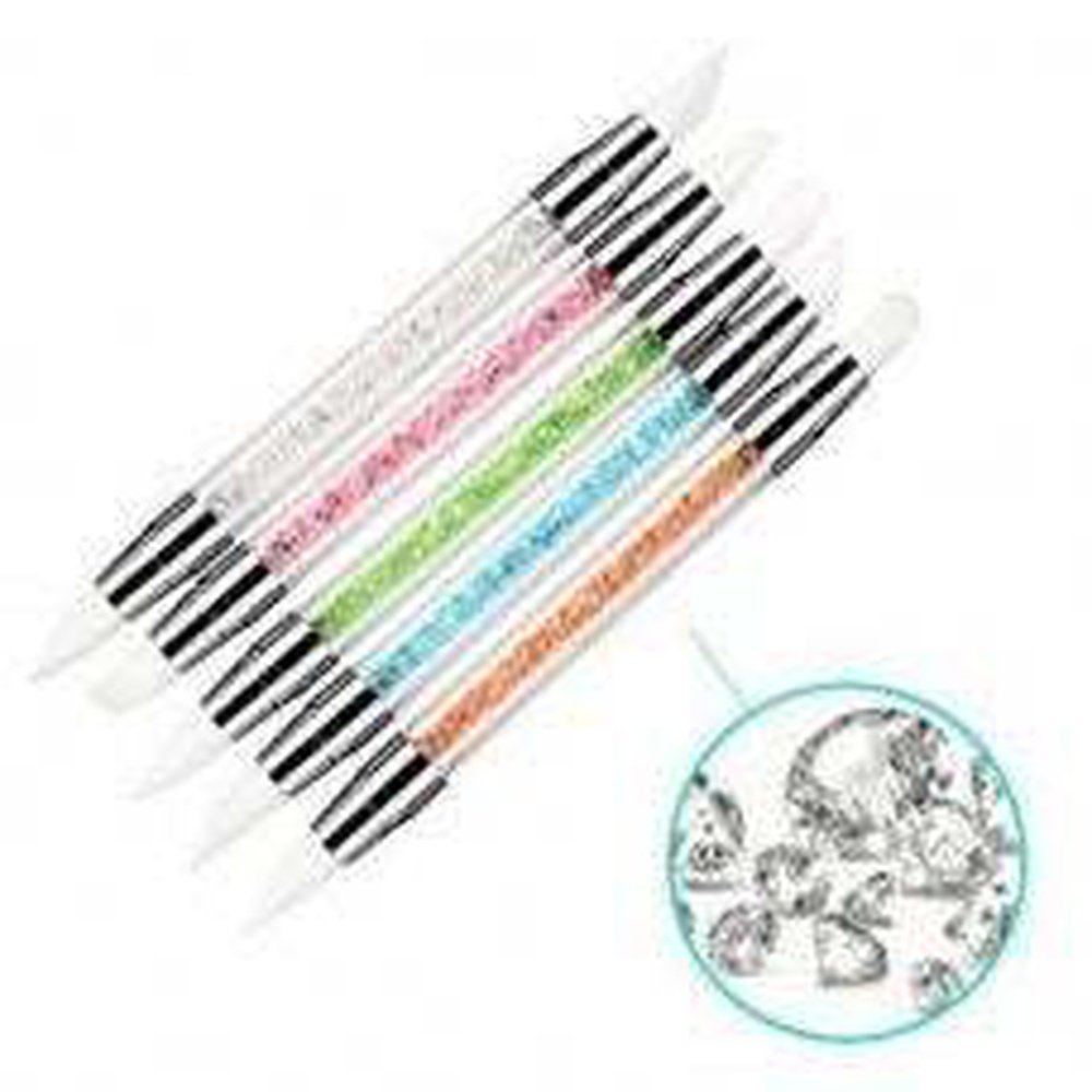 Crystal Handle Silicone Tool Set (5pcs) - Maskscara
