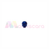 Blue Oilslick Skull Gems (5 Pcs) - Maskscara
