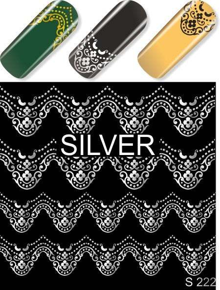 Henna Silver Water Transfer - 222S - Maskscara